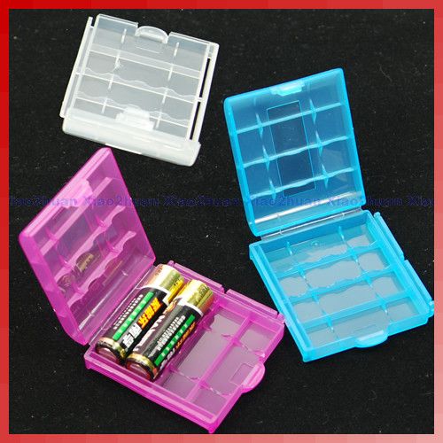 Hard Plastic Case Holder Storage Box AA AAA Battery  