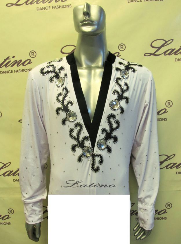 MENS LATIN SALSA SHIRT (BALLROOM) SIZE L (BS3)  