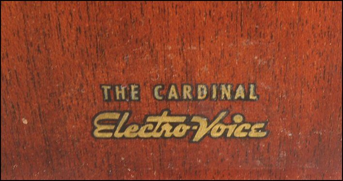 Electro Voice Cardinal IV 4 Way Speaker, 1957, Clean  