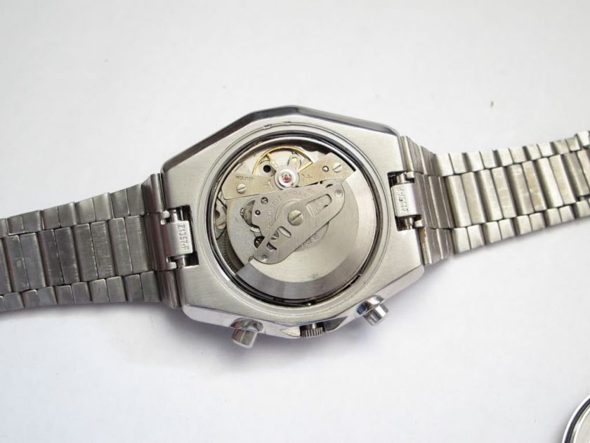 VINTAGE AUTO SEIKO CHRONO 6139 7080 MODIFIED PEPSI DIAL AFTERMARKET 