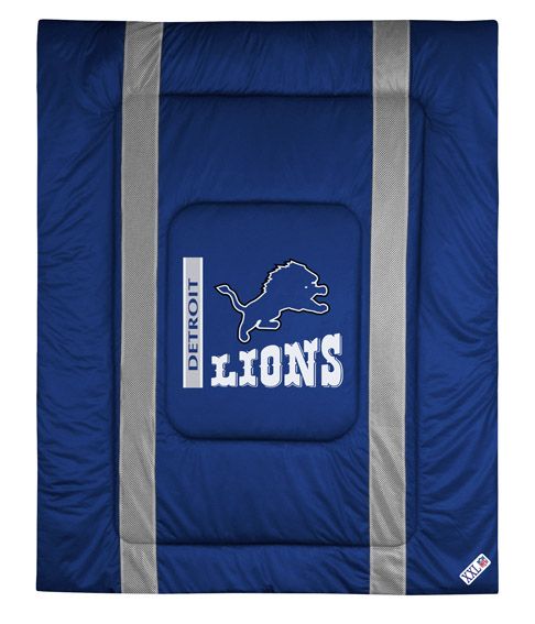 NFL DETROIT LIONS SL (5) Pc. Bed Set (C,2P,2S)  