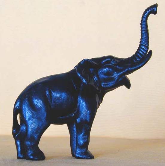 RARE old Russian NICE ELEPHANT CAST IRON figurine  