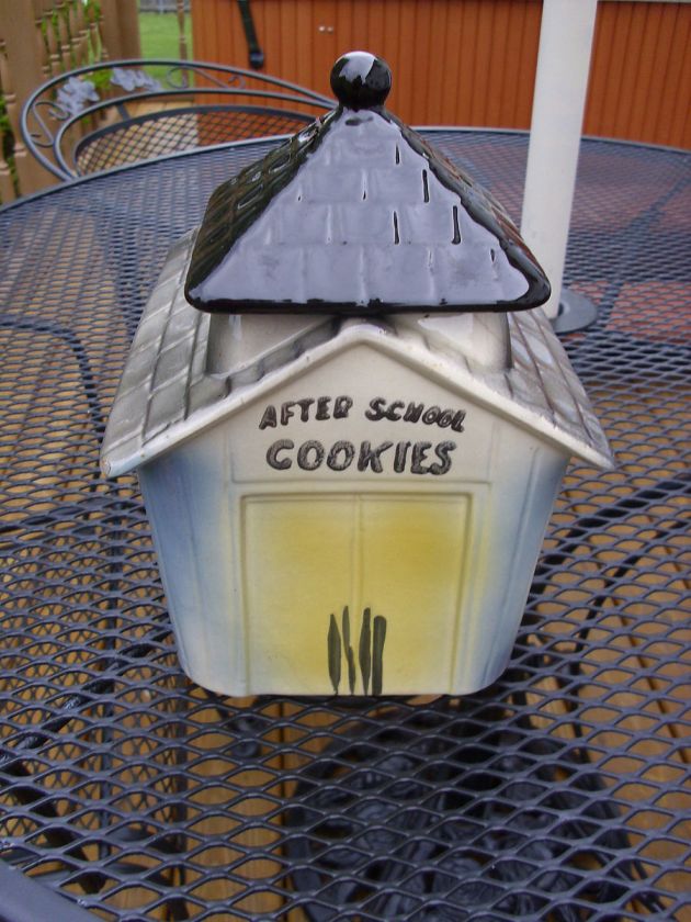 American Bisque School House After School Cookies Cookie Jar  