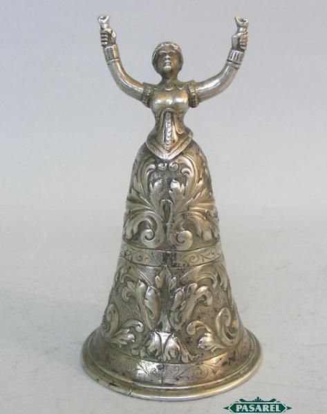 Antique 800 Silver Marriage Wager Cup Germany Ca 1850  