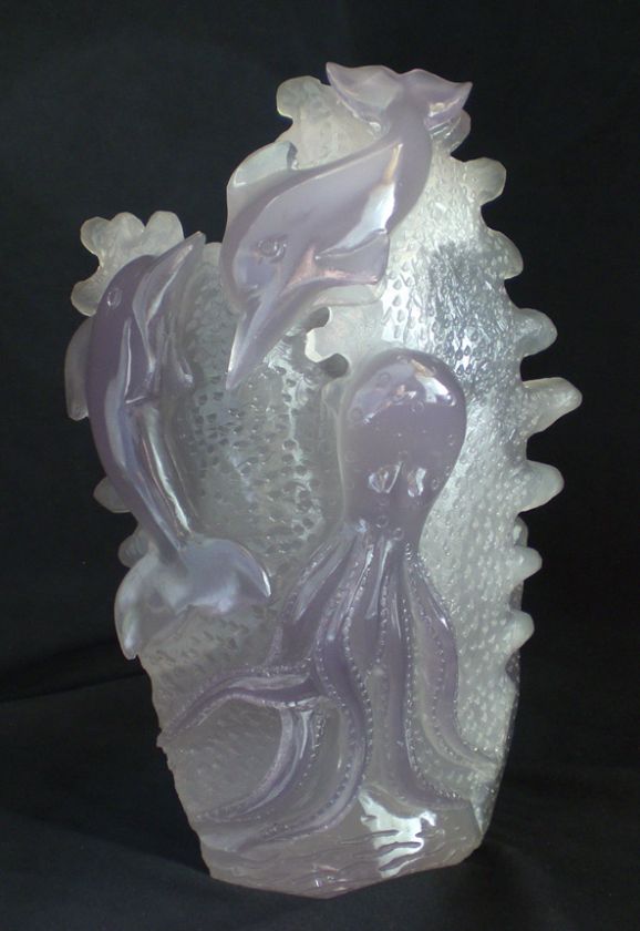 TOP ART WORK COLLECTBIE  BIG AGATE HAND CRAVING OCEAN LIFES OCTOPUS 