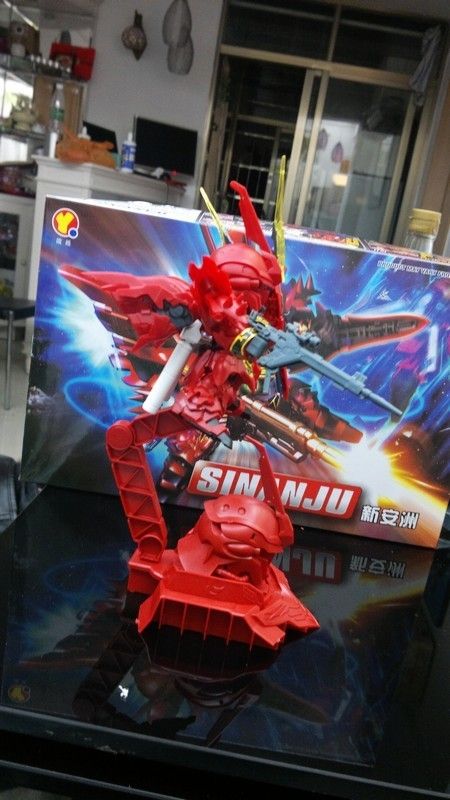 48 Gundam MSN 06S Sinanju Head Display Base Stand  