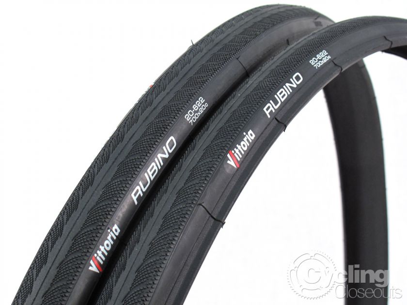 VITTORIA RUBINO ROAD BIKE TIRES TYRES 700 X 20 BLACK  