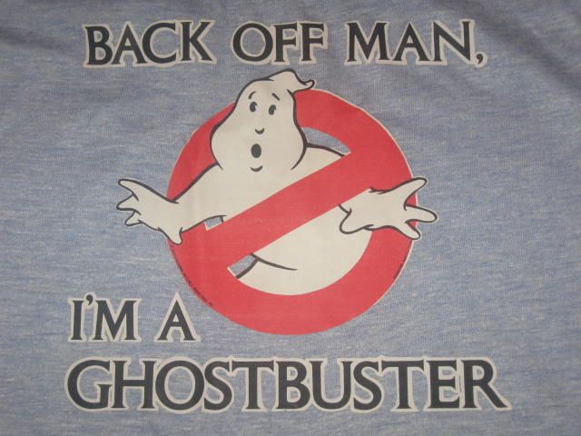 vintage 80s RAYON TRI BLEND GHOSTBUSTERS MOVIE PROMO T Shirt XXS/XS 