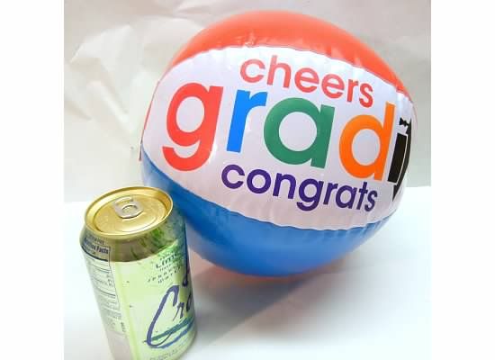 Lot of 3 Graduation Party 7 Grad pool Beach Balls Class of 2012 Toy 