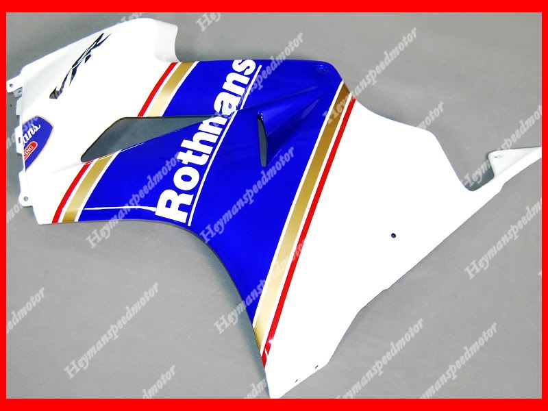 2002 2007 Honda VFR 800 ABS Fairing Blue White H8223  