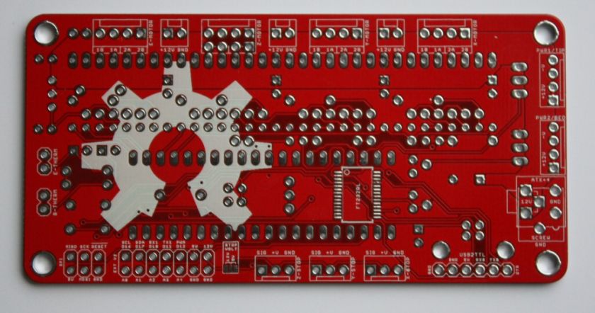   desnuda de RepRap Sanguinololu PCB, RAMPAS alternativas Gen6