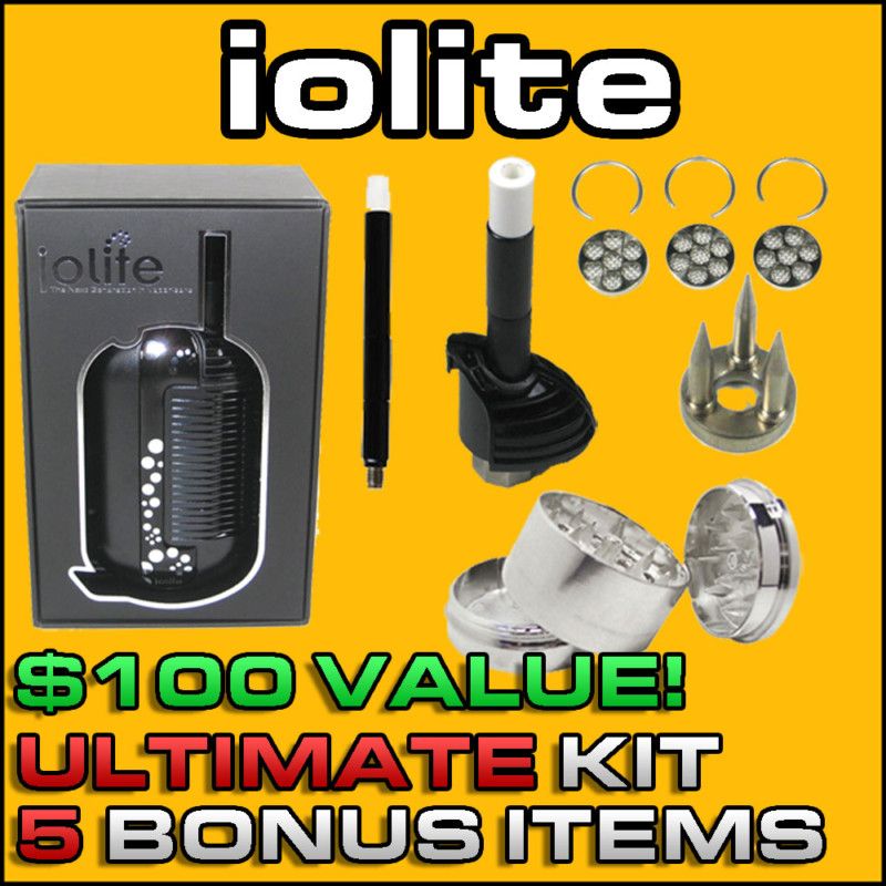 IOLITE VAPORIZER + FULL ACCESSORY KIT OPTIMIZER SCREENS  