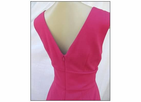 NEW Trina Turk Etiquette Pink Fuschia Classic Sheath Career Dress w 