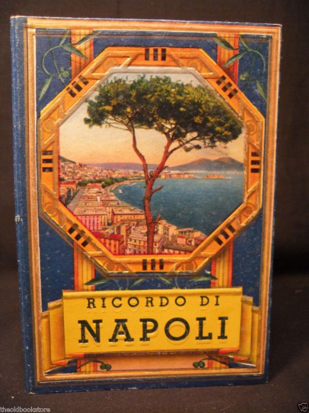 Ricordo Di Napoli 32 Vedute Beautiful Picture Souvenir Book  