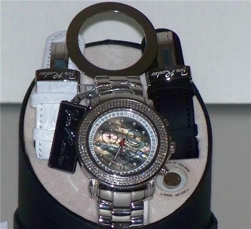 New Authentic Mens JOJO Joe Rodeo Junior 2.50 CT.aprx.Diamond Watch 