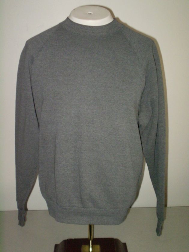 Fruit of The Loom Raglan sleeve sweatshirt gray XL  