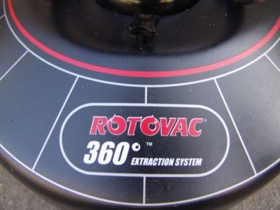 ROTOVAC 360 TILE FLOOR GROUT CLEANING MACHINE WITH 2 HEADS. BRAND NEW 