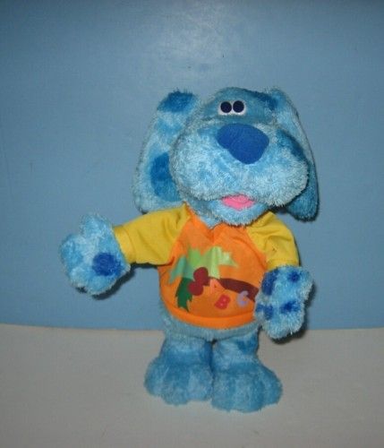 Blues Clues Chicka Chicka Conga Blue Electronic Plush  