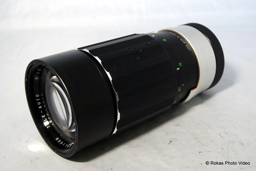 Used Canon Fit Soligor 200mm f3.5 FD lens