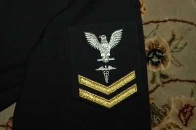US Navy SEAL Dress Blue Uniform 38R USN  