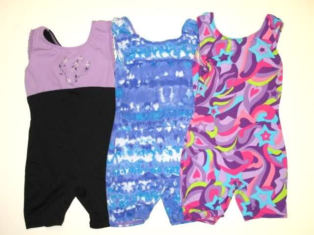 Moree Unitards Leotards 4 5 4/5 set of 3 EUC  