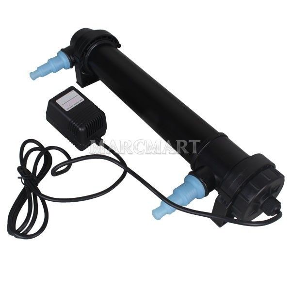 UV Sterilizer Fish Aquarium Lamp Light 36W Remove Odor Water Flow 700L 