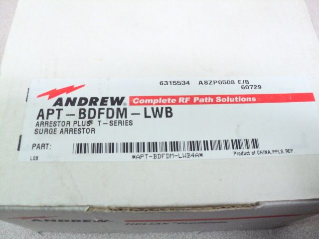 ANDREW * APT BDFDM LWB * SURGE ARRESTOR PLUS T SERIES  