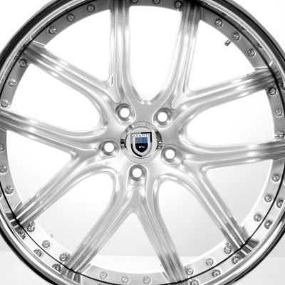 22 inch for BMW Wheels Rims 6 7 series 2pc Asanti Staggered  