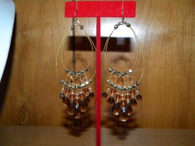 Avon Champagne Shimmer Earrings New Item  