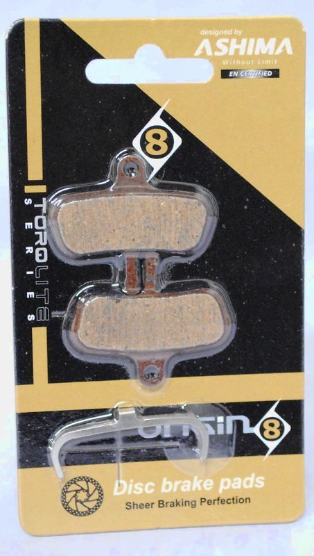 SET OF ASHIMA DISC BRAKE PADS/SHOES FOR AVID CODE NEW  
