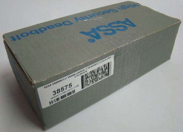 ASSA V6000ICLC V6000 GRADE 1 DEADBOLT LOCK ONE CYLINDER  