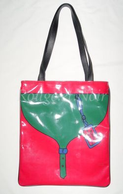 SALE ROBERTA DI CAMERINO trompe loeil tote bag PINK  