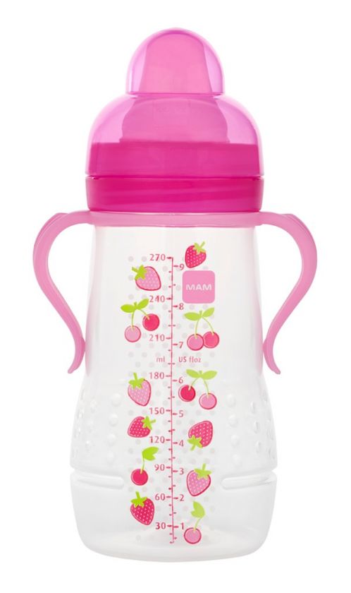 Mam Hold Me Bottle 9oz 2 Handle Trainer Cup/Bottle 845296054012  