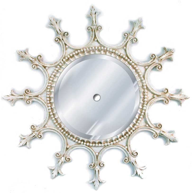 Mirrored Ceiling Spoked Medallion 30 Old World Finishes  