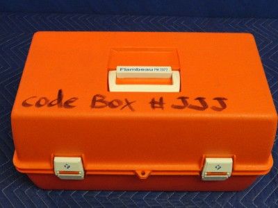 Flambeau PM 2072 Empty Trauma Medical Supply Tackle Case EMT/EMS TOP D 