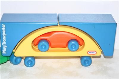 Little Tikes Play Transporter ~ Car ~ Semi Truck ~ Bridge  