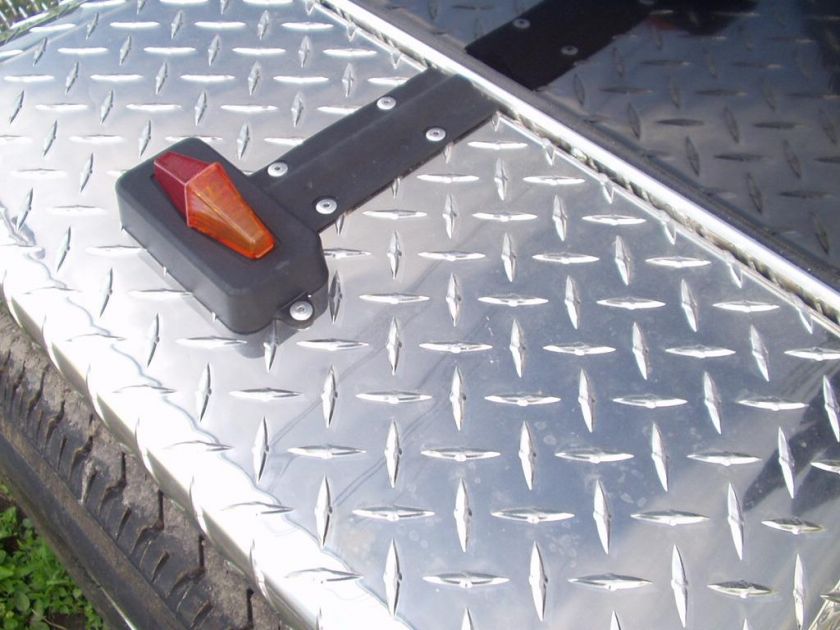 ONE  Fender brackets W/Light Red/Amber Trailer Camper  