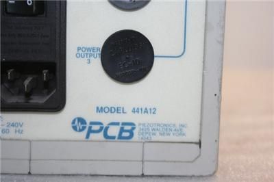 PCB 441A12   4 CHANNEL ICP SENSOR SIGNAL CONDITIONER = 442A104 