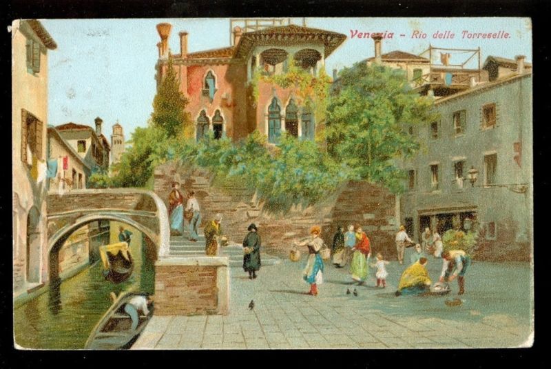 9842 Venezia Rio delle Torreselle Postcard  