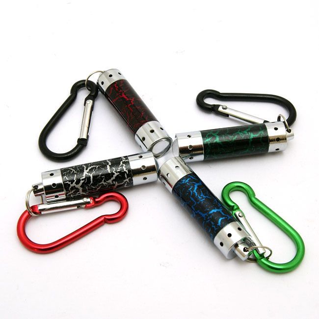 4PCS Mini Ultra Glow LED Flashlight Torch with Key Chain  