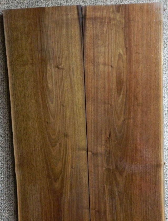 Highly Figured Black Walnut DIY Bookmatched Table Top Set 8009E  