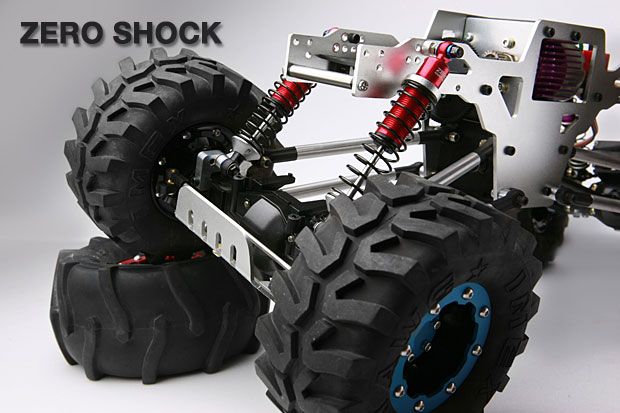 Zero Shock Black 104mm for Emaxx TLT Clod CR01 Crawler  