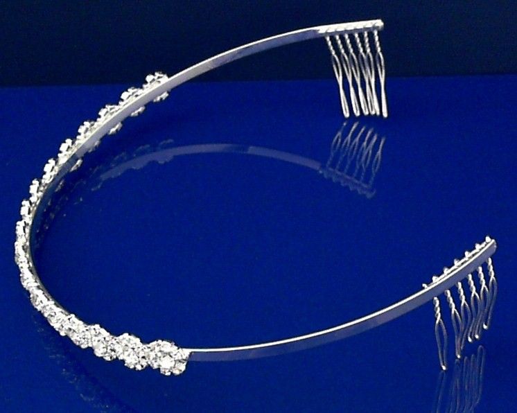   Bridal Homecoming Prom Party Crystal Tiara Headband 26336  