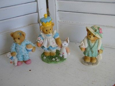 Cherished Teddies Lot of 3 Norma Alicia Eleanor P Beary 5377  