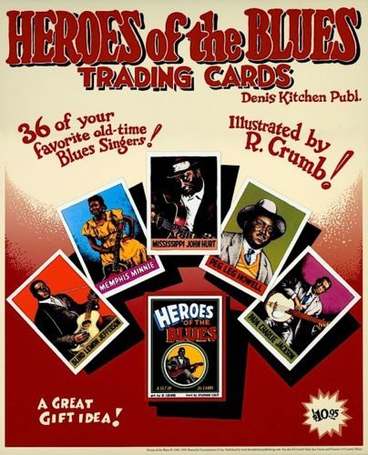 Crumbs Heroes of the Blues Illustrated Promo Poster  