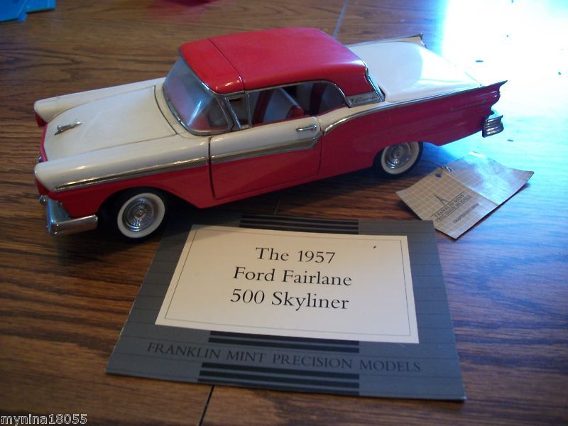 FRANKLIN MINT 1957 Ford Fairlane 500 Skyliner  