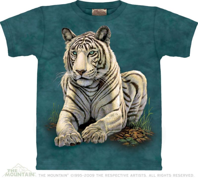 TIGER GAZE ADULT T SHIRT THE MOUNTAIN  