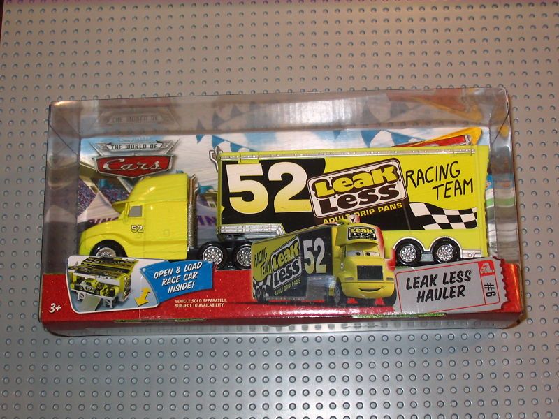 Disney Cars   RaceORama   LEAK LESS HAULER   MIB NEW  