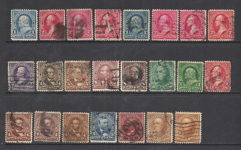 FIRST BUREAU ISSUES   USED COLLECTION 1894   1903  