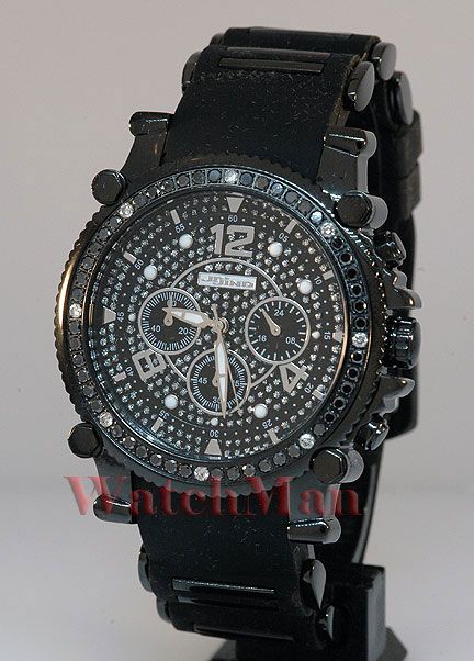 Joe Rodeo JoJino Mens Black Diamond Watch IJ 1173  